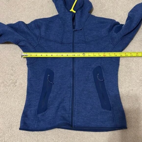Women's Blue Fleece Jacket - Picture 3 of 7